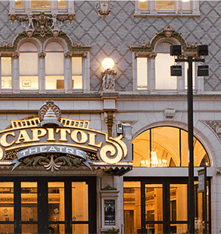 The Capitol Theatre facade.