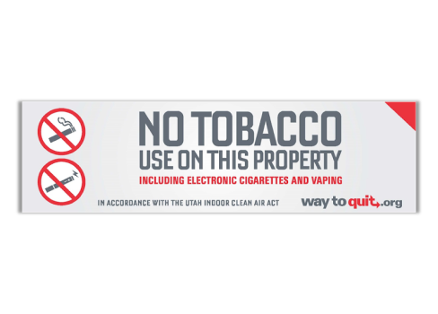 no smoking on property