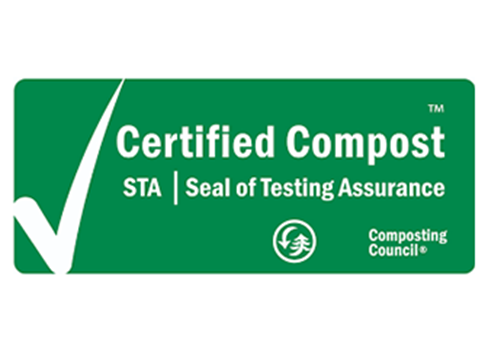 Certified Compost STA I Seal of Testing Assurance O Composting Council.
