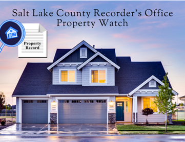Salt Lake County Recorder's Office Property Watch Pro perm