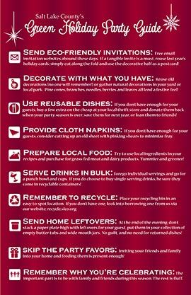 green holiday recycling guide