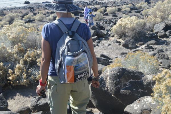 umfa spiral jetty backpack for family trip