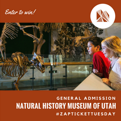 Ticket Tuesday with Natural History Museum of Utah 2017